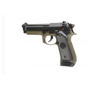 KJ Works Модель пистолета Beretta M9A1 CO2, металл, олива